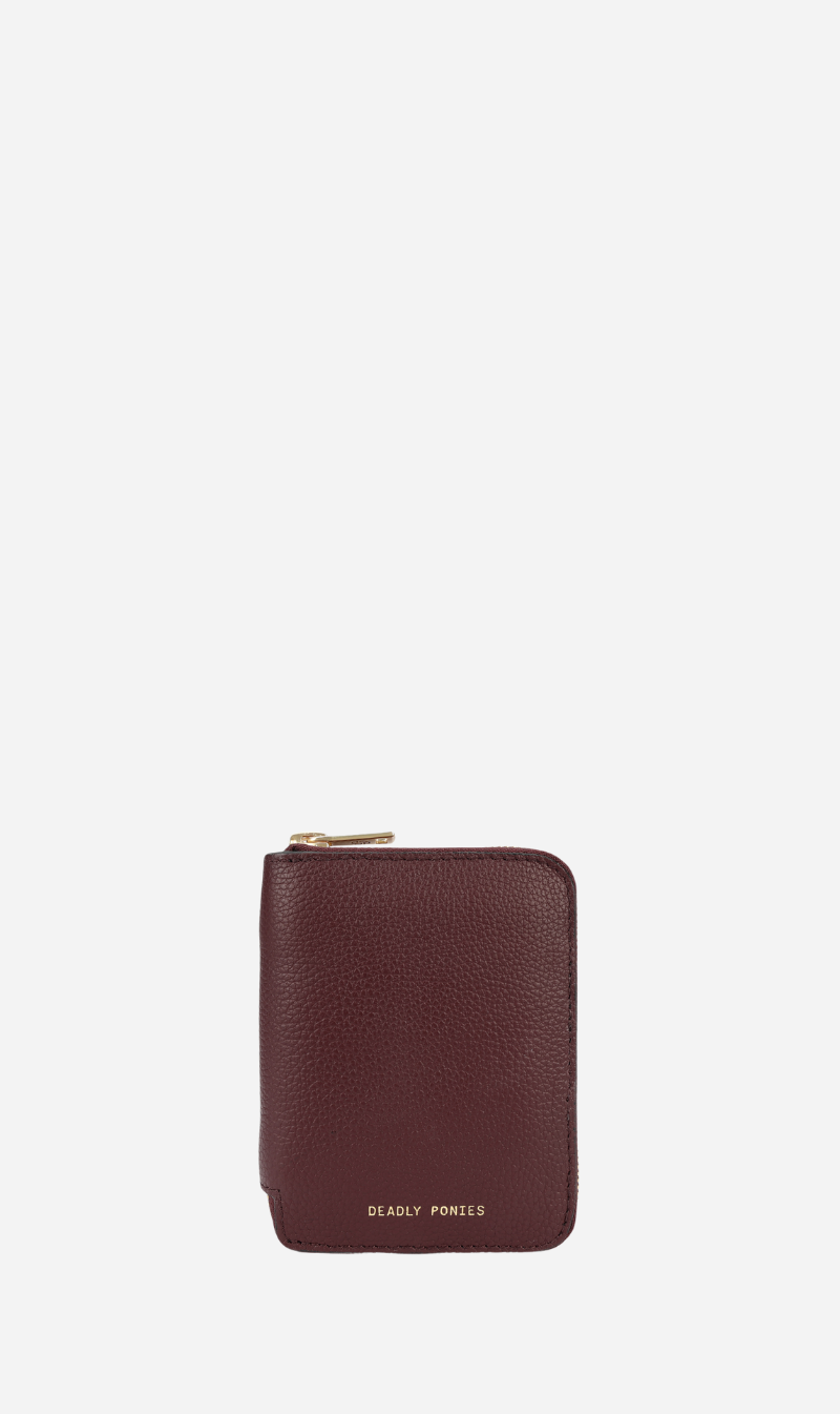 Deadly Ponies | Mini Wallet - Claret