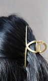 Sisters & Co | Matte Metal Hair Clip - Gold