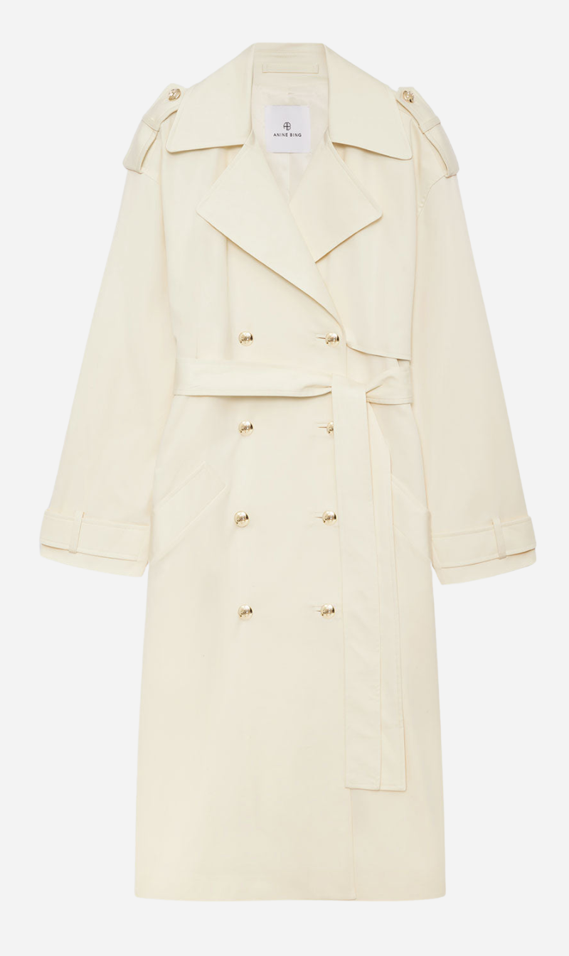 Anine Bing | Layton Trench - Cream