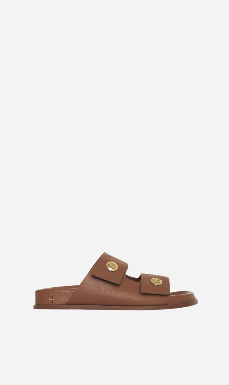 Anine Bing | Ella Slides - Cognac