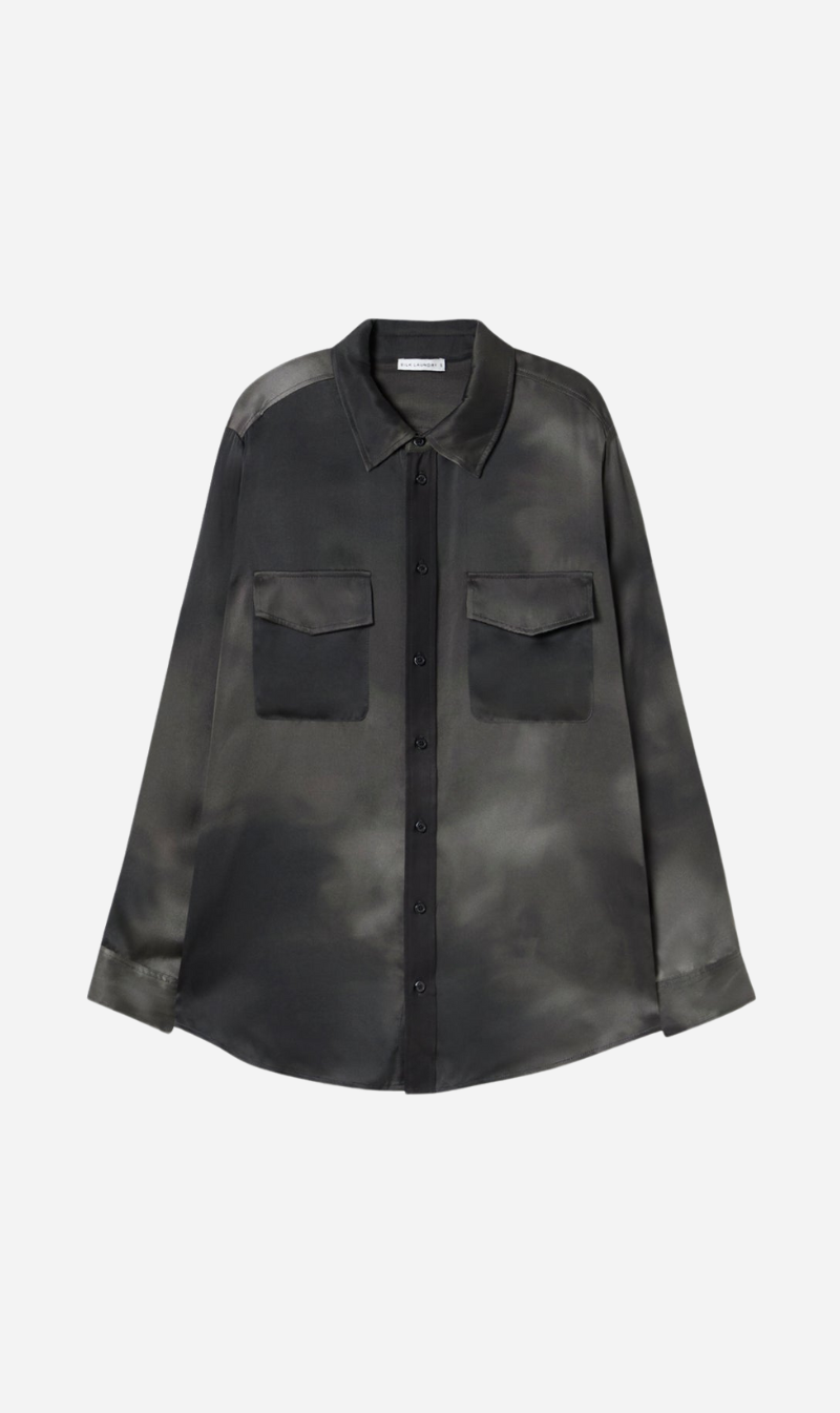 Silk Laundry | Boyfriend Shirt - Smoke