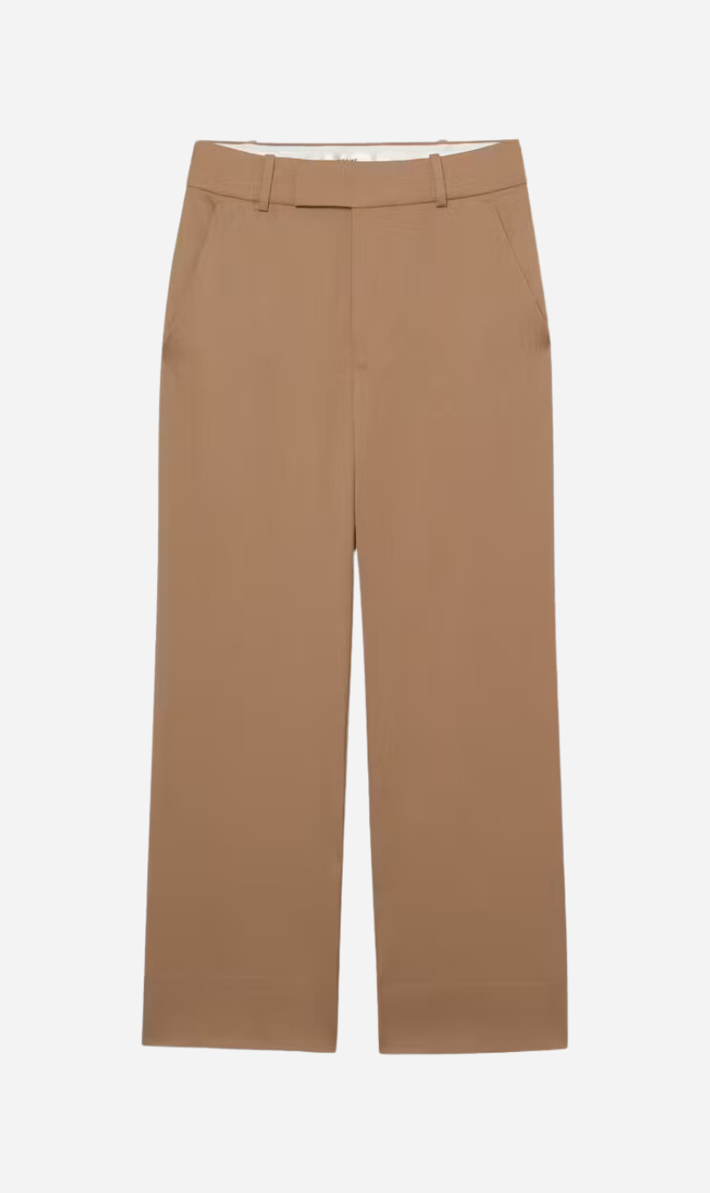 Frame | Easy Slim Crop Pant - Light Camel