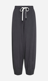 Bassike | Voluminous Jersey Pant - Washed Navy