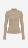 Camilla and Marc | Nora Rib Long Sleeve Top - Almond Marle