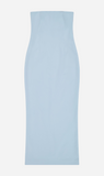 REBE | Strapless Long Dress - Blue