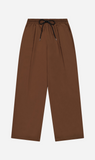 REBE | Relaxed Drawstring Trouser - Carob