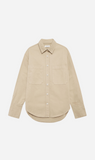 Anine Bing | Dante Shirt - Oatmeal