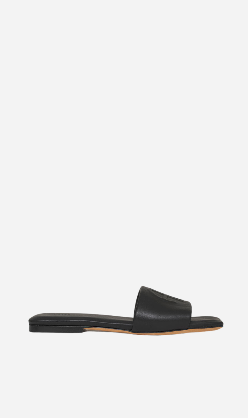 Anine Bing | Ria Slides Monogram - Black