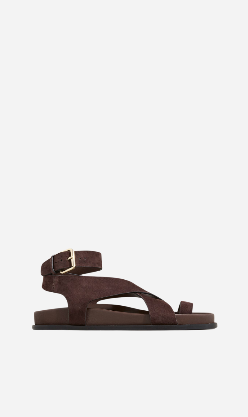 A.Emery | The Jalen Sandal - Walnut Suede