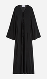 Bondi Born | Mali Tie-Front Maxi Coverup - Black