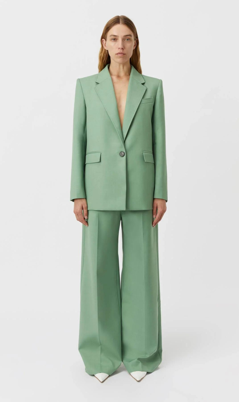 Camilla and Marc | Flora Blazer - Light Eucalyptus Green