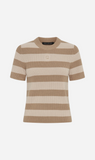 Camilla and Marc | Umi Knit TShirt - Tan/Cream