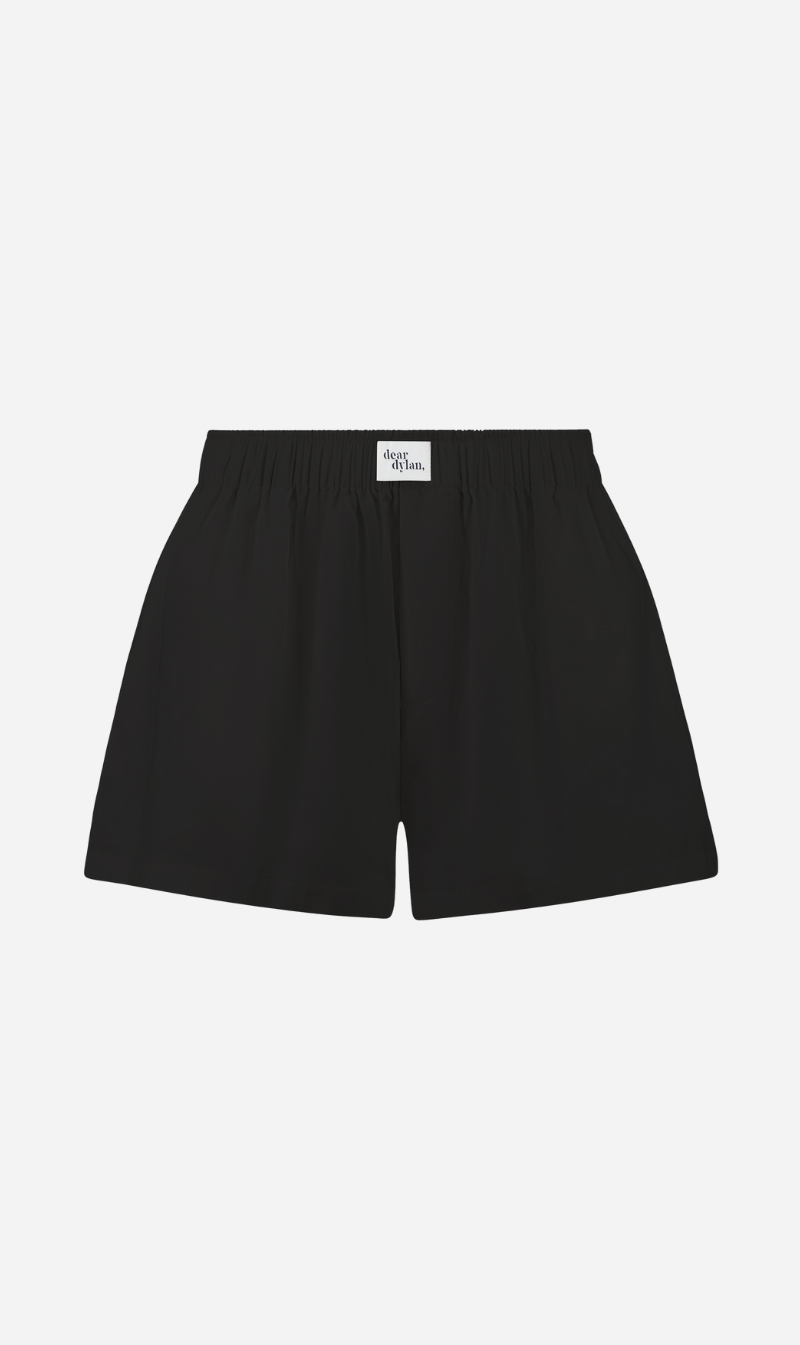 Dear Dylan | Cotton Boxer Short - Noir