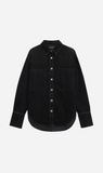 Anine Bing | Dante Shirt - Iron Black Denim