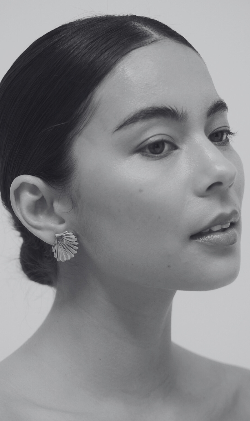 La Tribe | Clam Earring - Silver