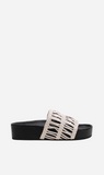 La Tribe | Lou Platform Slide - Mist/Black