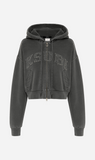 Ksubi | League Cropped Hoodie - Charcoal