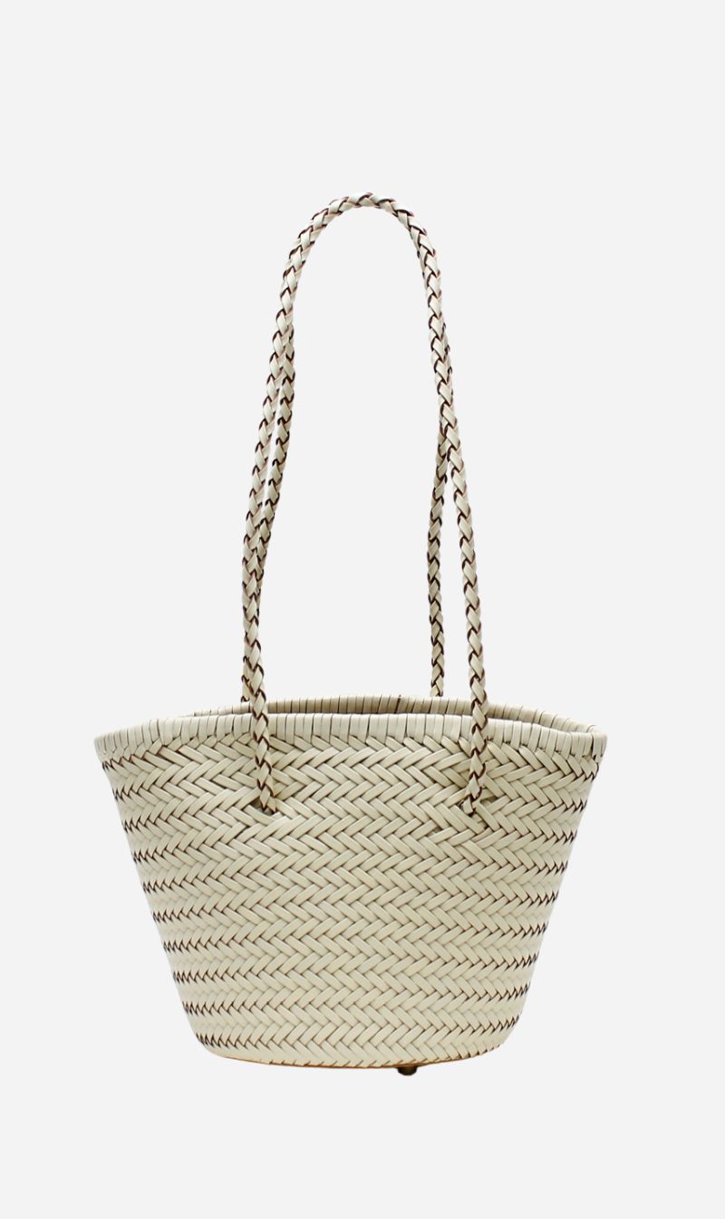 La Tribe | Woven Bucket Bag - Cream