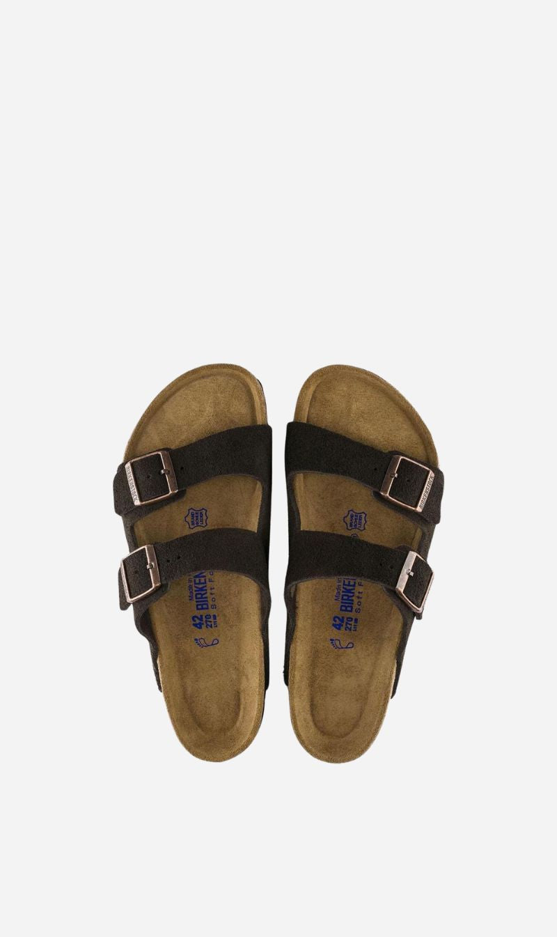 Birkenstock | Arizona Soft Footbed Suede Regular Fit - Mocha