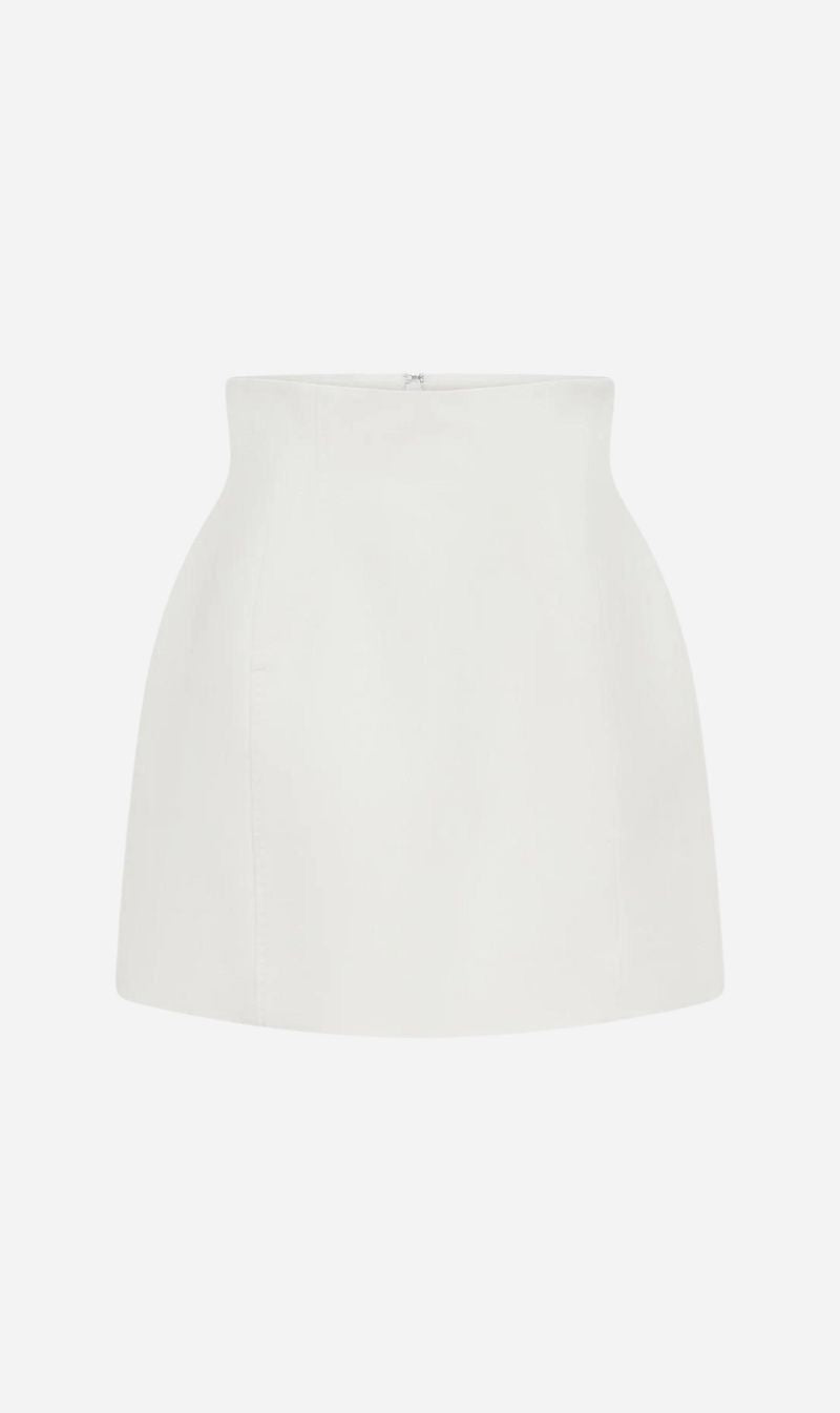 Camilla and Marc | Boyd Mini Skirt - Soft White