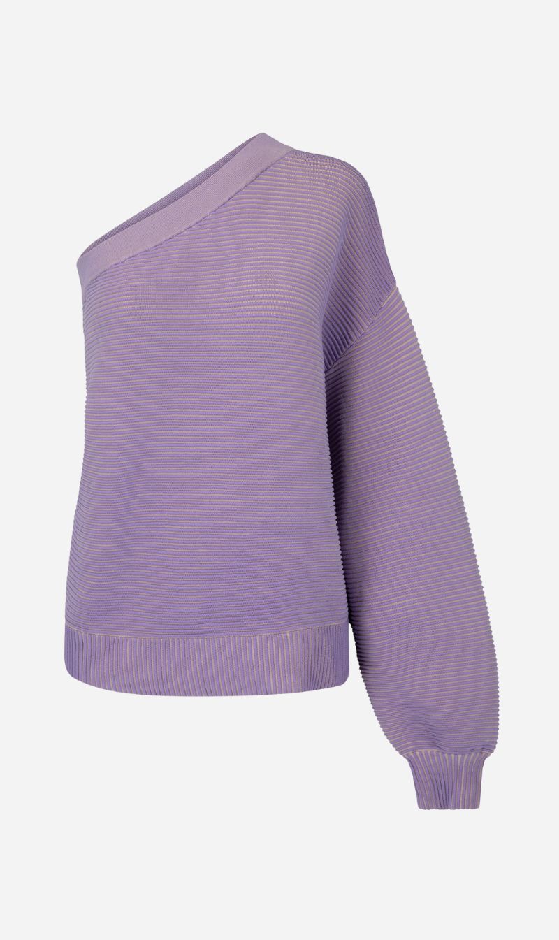 Nagnata | Organic Asym Sweater - Iris