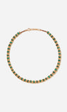 Tityaravy | Seda Malachite Necklace - Micron / Beige / Malachite