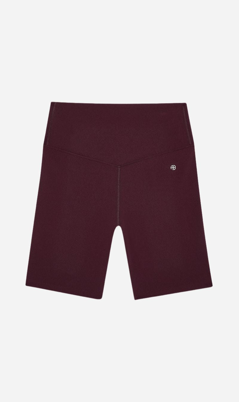 Anine Bing | Blake Biker Short - Bordeaux