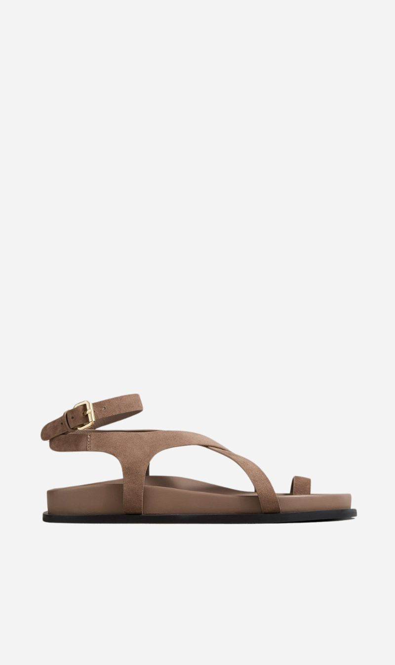 A.Emery | The Jalen Slim Sandal - Caribou Suede