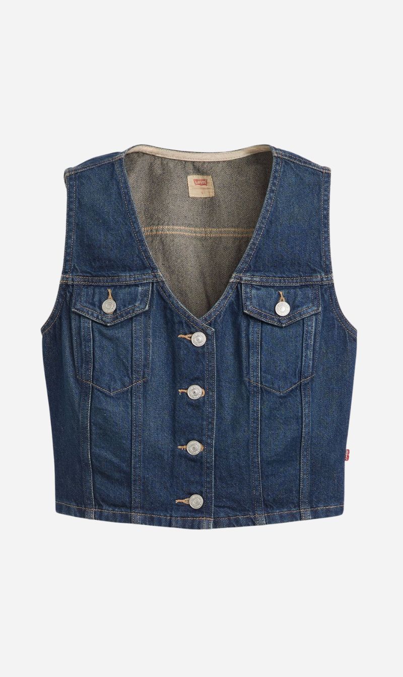 Levi's | Bella Denim Corset - Dark Side Scrape