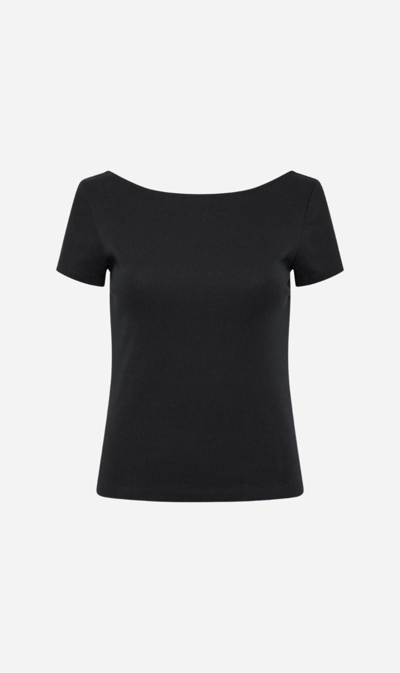 St Agni | Organic Cotton Ballet Top - Black