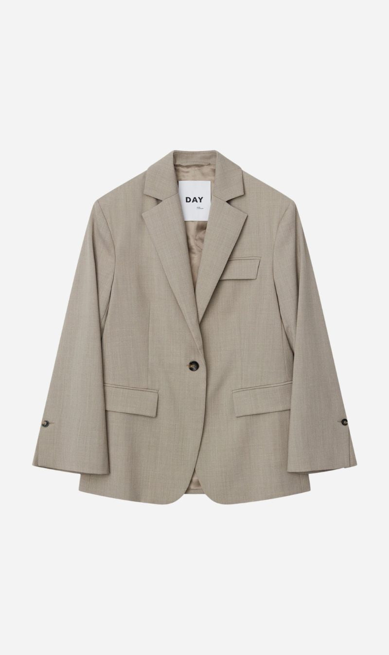 Day Birger Et Mikkelsen | Ezra Blazer - Petrified Oak Melange