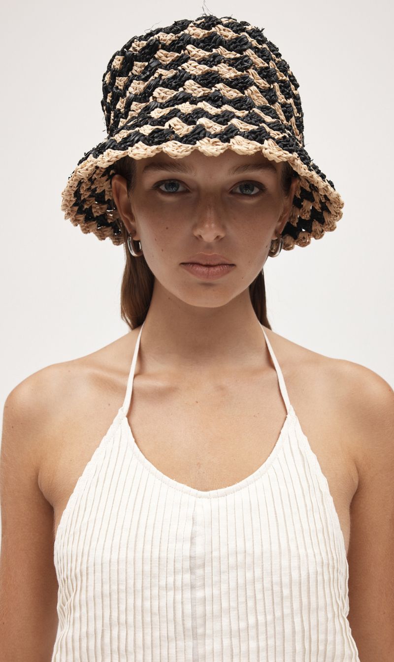 Marle | Lola Hat - Natural/Black