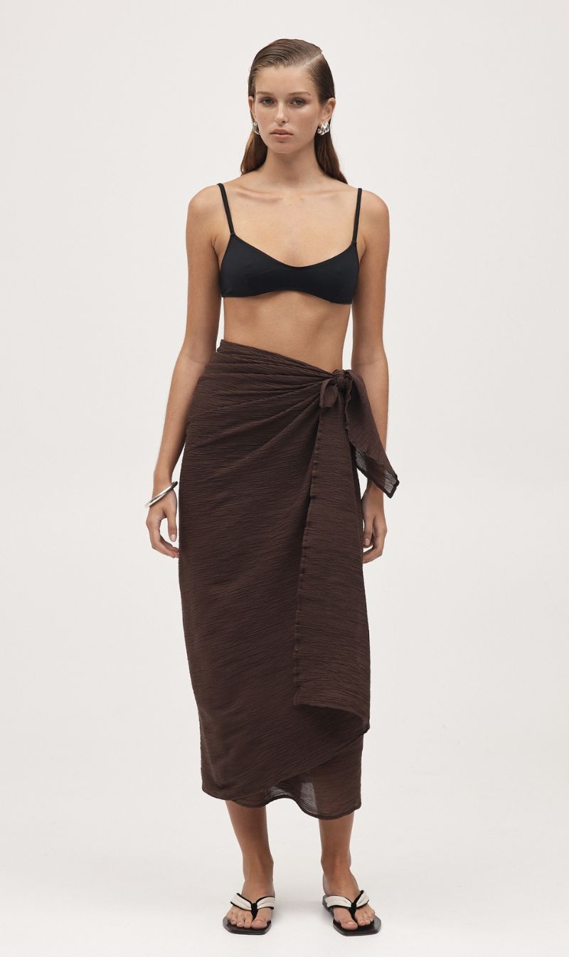 Marle | Hattie Sarong - Chocolate