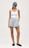 Marle | Alisa Short - Cerulean Stripe