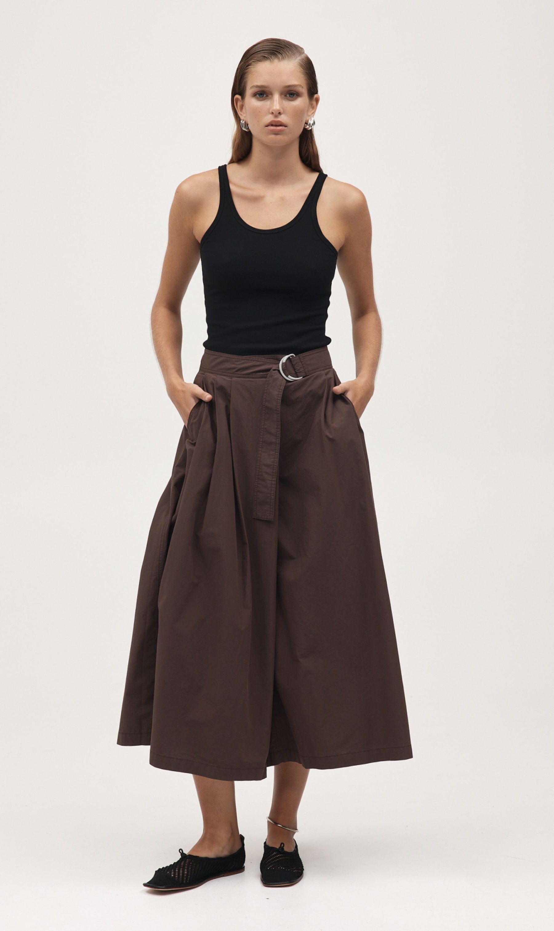 Marle | Henry Skirt - Chocolate