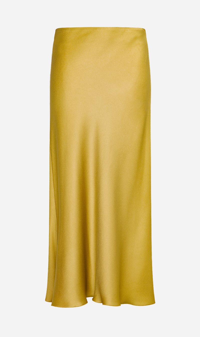 Forte Forte | Envers Satin Skirt - Saffron