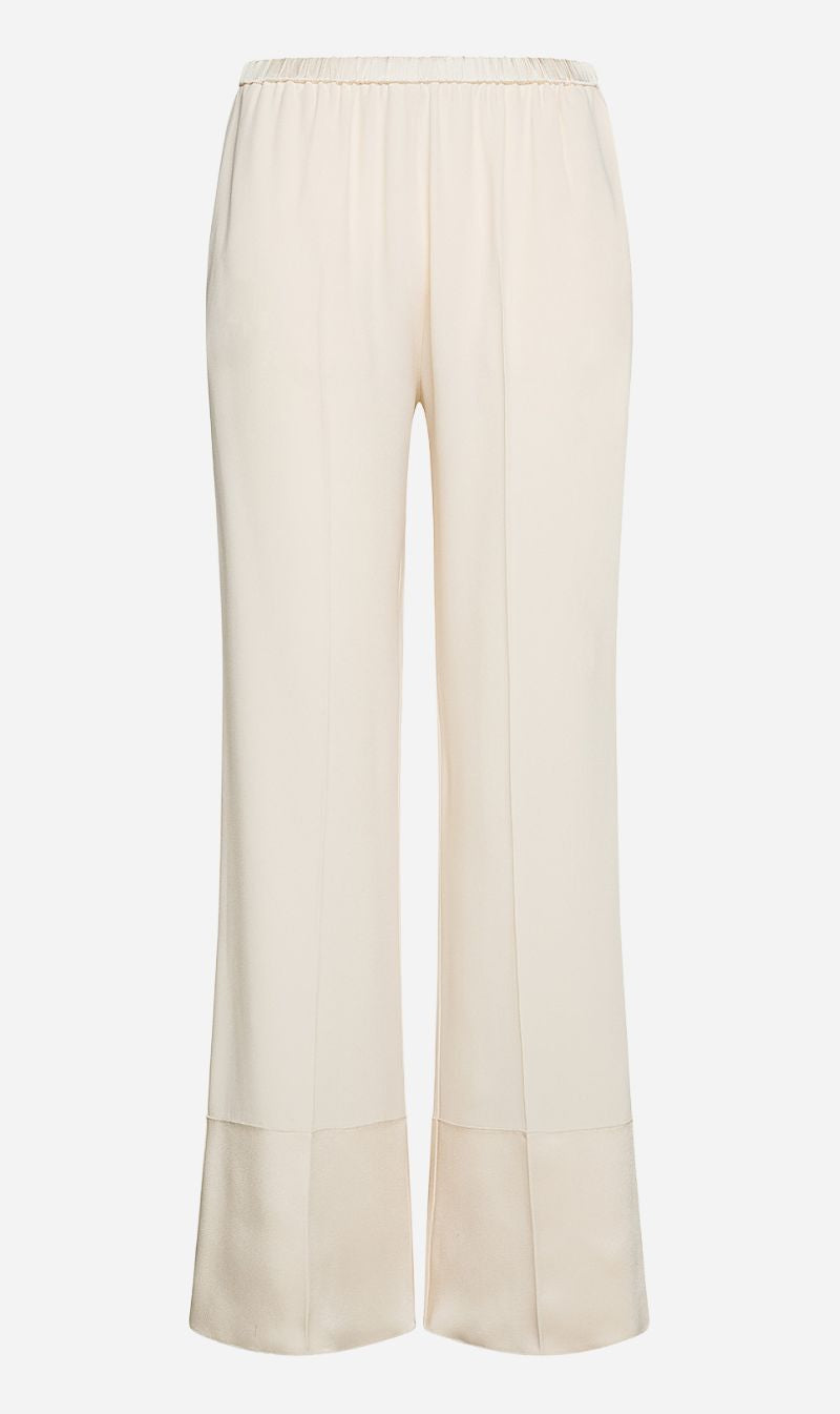 Forte Forte | Envers Satin Flared Pants - Ivory