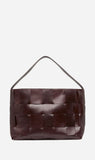 St Agni | Woven Large Tote - Chocolate