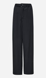 Bassike | Viscose Twill Straight Pant - Black