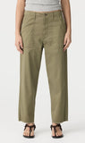 Bassike | Stretch Cotton Relaxed Pant - Military