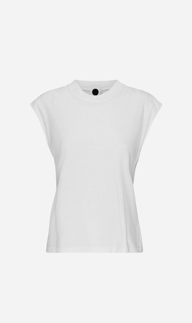 Bassike | Waisted Athletic Tank - White