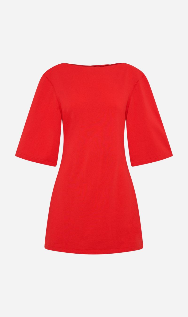 Camilla and Marc | Twyla Tee Dress - Poppy Red