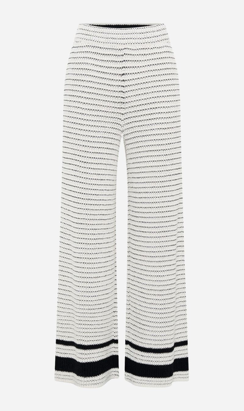 Camilla and Marc | Reef Knit Pant - Cream/Black