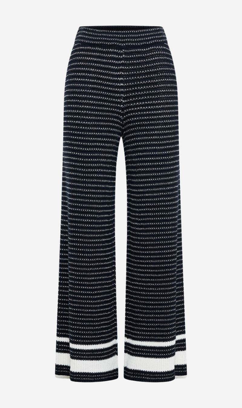 Camilla and Marc | Reef Knit Pant - Navy/Soft White