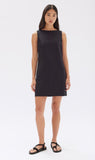 Assembly Label | Nadine Linen Mini Dress - Black