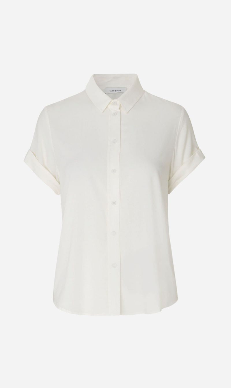 Samsoe Samsoe | Majan SS Shirt - Clear Cream