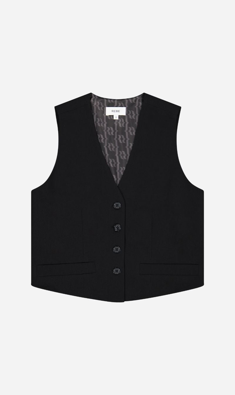 Rebe | Waistcoat - Black