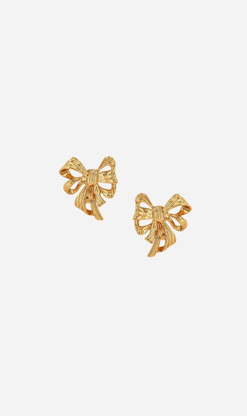 Anine Bing | Bow Earrings - Gold