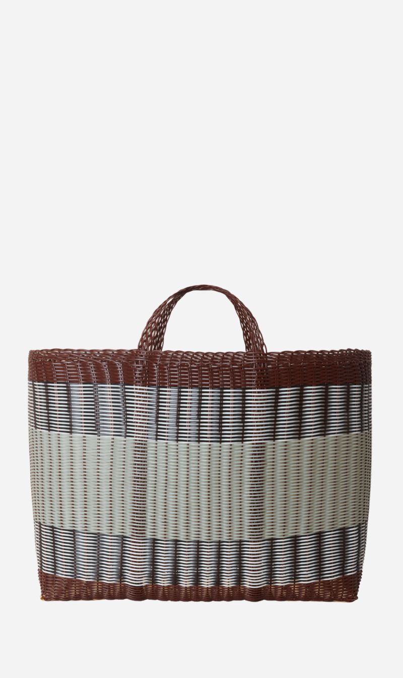 Palorosa | XL Mercado Tote - Chocolate / Palm