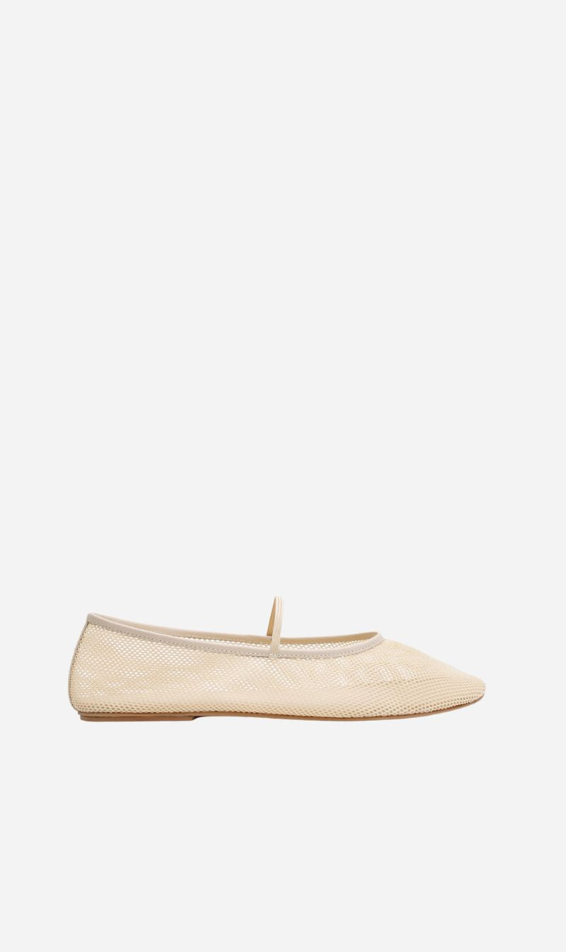 La Tribe | Net Ballet Flat - Cream